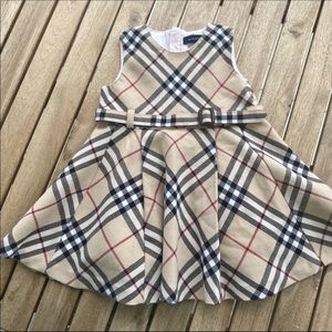 Burberry - Baby Dress - Classic Burberry Plaid Print - Size 6 Months